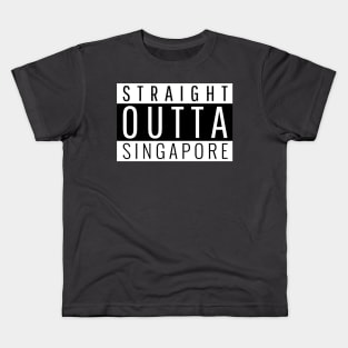 Straight Outta Singapore Kids T-Shirt